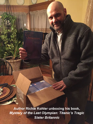 Richie Kohler unboxing Mystery of the Last Olympian w