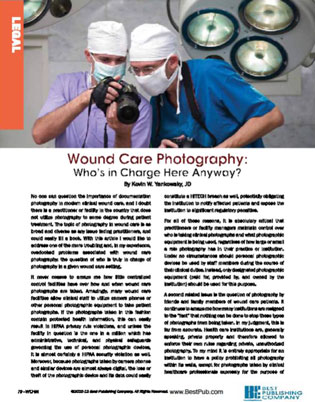 Wound Care Photography, Legal Considerations