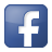 social facebook box blue 48