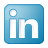 social linkedin box blue 48
