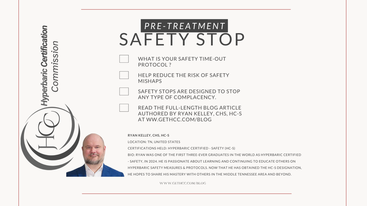 Pre-Treatment Safety Stop 